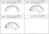 ASIMCO K3763 Brake Shoe Set